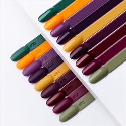 No. 492, Lilla gelpolish, Molly Nails